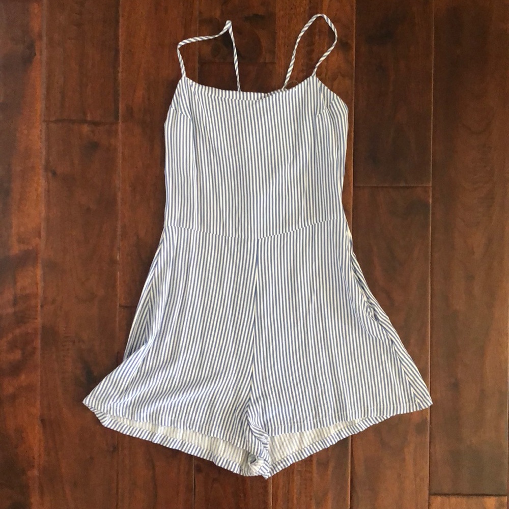 Seersucker romper